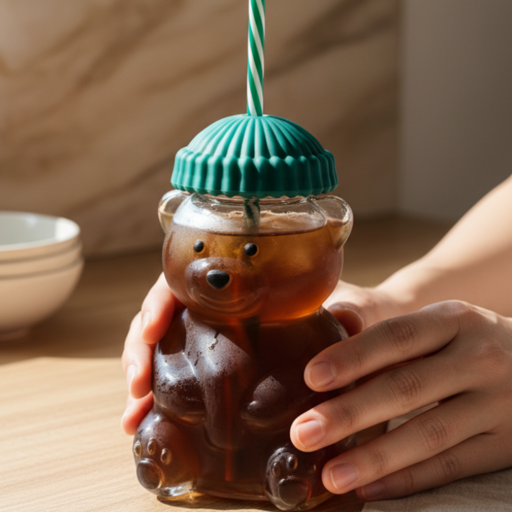 Vyraa BrewBear Coffee Tumbler