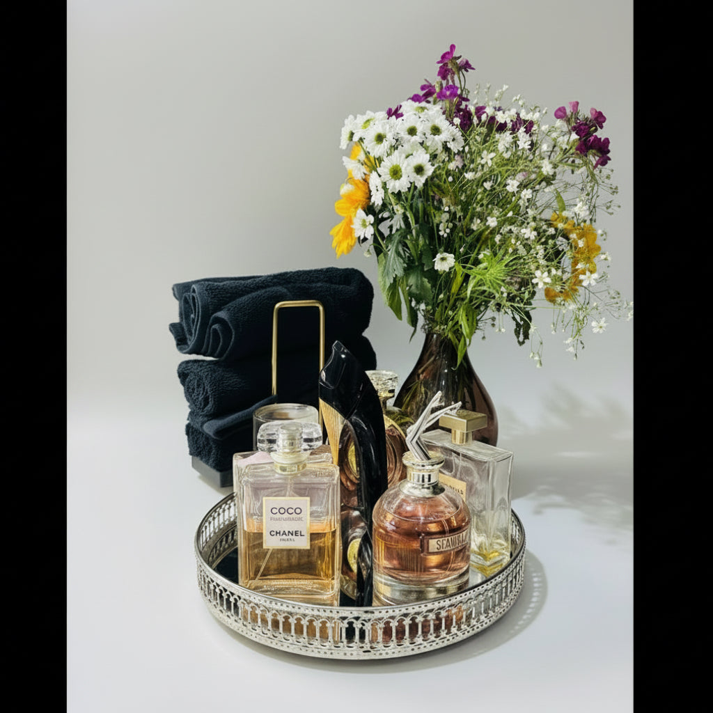 Vyraa Reflect Silver Vanity Tray