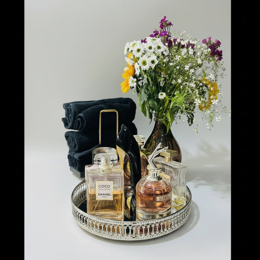 Vyraa Reflect Silver Vanity Tray